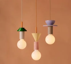 Suspension, Junit Fruta, rose, marron, Ø12cm, H43cm - Schneid