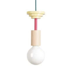 Suspension, JUNIT, Mentis, frêne, fuschia, H25cm - SCHNEID