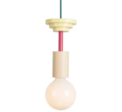 Suspension, JUNIT, Mentis, frêne, fuschia, H25cm - SCHNEID
