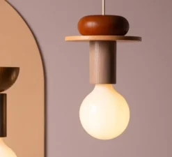 Suspension, Junit Pan, rouge, Ø12cm, H35cm - SCHNEID