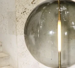 Suspension, Kandinsky, gris, Ø30cm, H80cm, LED, 2700K, 417lm - PHOLC