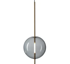 Suspension, Kandinsky, gris, Ø30cm, H80cm, LED, 2700K, 417lm - PHOLC