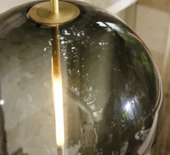 Suspension, Kandinsky, gris, Ø30cm, H80cm, LED, 2700K, 417lm - PHOLC