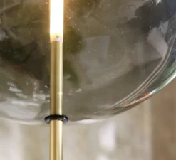 Suspension, Kandinsky, gris, Ø30cm, H80cm, LED, 2700K, 417lm - PHOLC