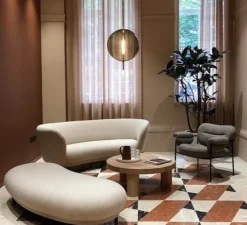 Suspension, Kandinsky, marron, Ø30cm, H80cm, LED, 2700K, 417lm - PHOLC