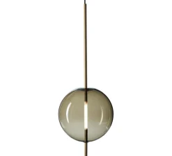 Suspension, Kandinsky, marron, Ø30cm, H80cm, LED, 2700K, 417lm - PHOLC