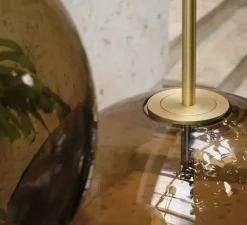 Suspension, Kandinsky, marron, Ø30cm, H80cm, LED, 2700K, 417lm - PHOLC