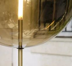 Suspension, Kandinsky, marron, Ø30cm, H80cm, LED, 2700K, 417lm - PHOLC