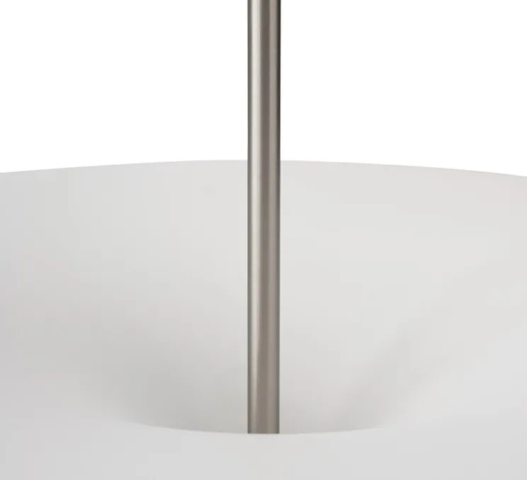 Suspension, Kantarell, nickel, LED, dim, 2700K, 1000 lm, Ø60cm, H51cm - New Works