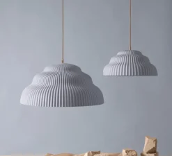 Suspension, Kaskad Big, bleu clair, Ø57cm, H27cm - Schneid