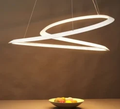 Suspension, Kepler directe, blanc, LED, 3000k, 4500lm, Ø110cm, H38cm - Nemo lighting