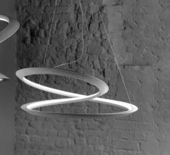 Suspension, Kepler minor directe, blanc, LED, 3000k, 4000lm, Ø84cm, H32cm - Nemo lighting