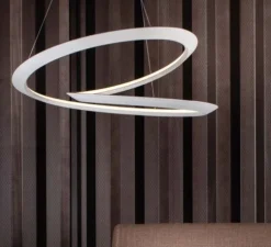 Suspension, Kepler minor directe, blanc, LED, 3000k, 4000lm, Ø84cm, H32cm - Nemo lighting