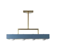 Suspension, Kernel, bleu, LED, L80cm, H20cm - Bert Frank