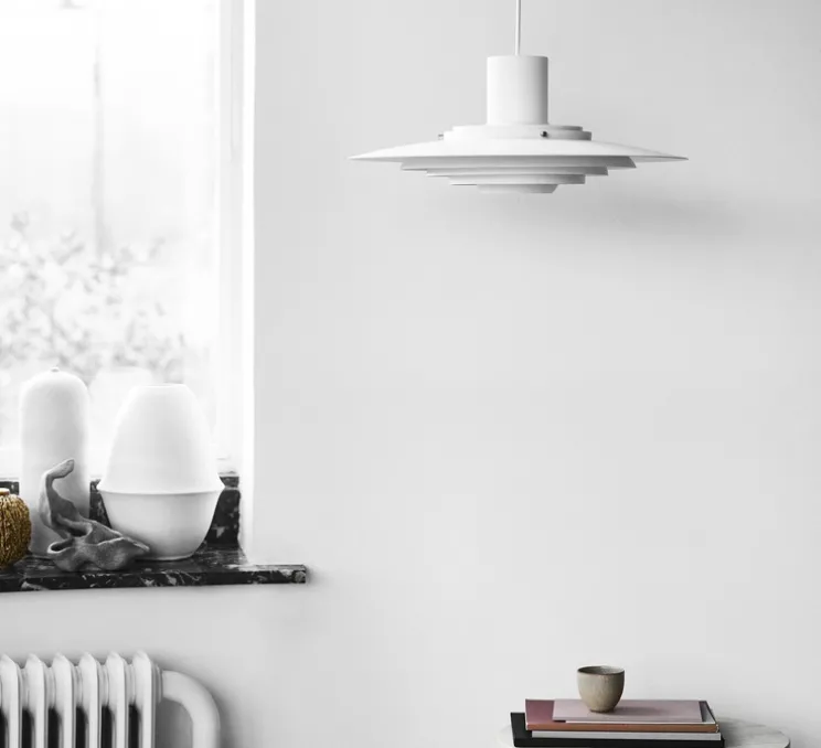 Suspension, KF1, blanc mat, Ø47,5cm, H19cm - Andtradition