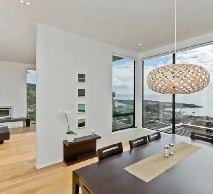 Suspension, Kina, version assemblée, bambou naturel, Ø60cm, H28cm - David Trubridge