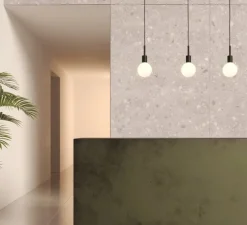 Suspension, Kit 4, noir mat, Ø11cm, H7cm - Astro