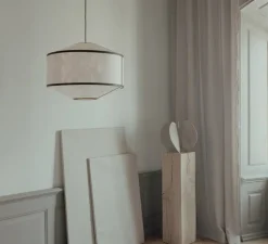 Suspension, Kite 2B, blanc & noir, Ø65cm, H45cm - New Works