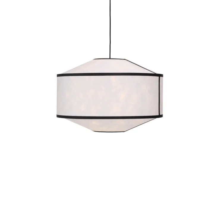 Suspension, Kite 2B, blanc & noir, Ø65cm, H45cm - New Works