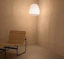 Suspension, Knit, 7450, beige, LED, dim, Dali, 2700K, 4782 lm, Ø45cm, H44cm - Vibia