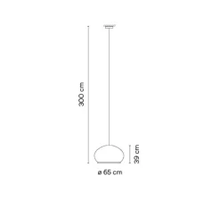Suspension, Knit, 7470, beige, LED, dim, Casambi, 2700K, 4782 lm, Ø65cm, H39cm - Vibia