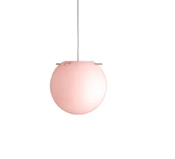 Suspension, Koi, rose opalin, tiges laiton, Ø19cm, H18cm - Frandsen