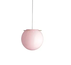 Suspension, Koi, rose opalin, tiges laiton, Ø19cm, H18cm - Frandsen