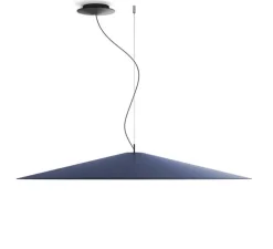 Suspension, Koinè, bleu, LED, dim, coupure de phase, 2700K, Ø110cm, H15cm - Luceplan
