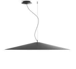 Suspension, Koinè, noir mat, LED, dim, coupure de phase, 2700K, Ø110cm, H15cm - Luceplan