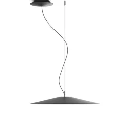 Suspension, Koinè, noir mat, LED, dim, coupure de phase, 2700K, Ø55cm, H10cm - Luceplan