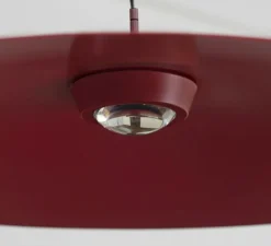Suspension, Koinè, rouge, LED, dim, coupure de phase, 2700K, Ø37cm, H8cm - Luceplan