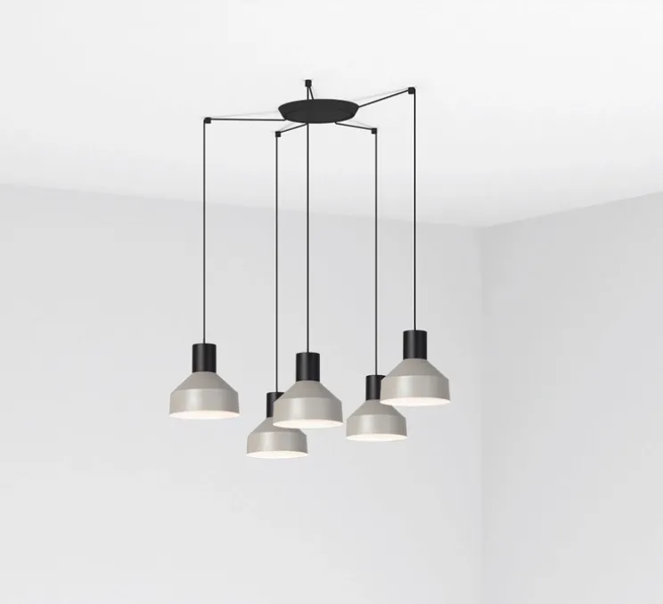 Suspension, Kombo 200 5L, gris, 5*Ø20cm, H20cm - Faro