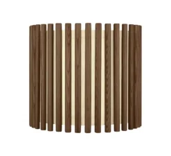 Suspension, Komorebi Circle Medium, Chêne Foncé, Ø29,4cm, H28,7cm - Umage