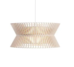 Suspension, Kontro 6000, bouleau naturel, LED, Ø45cm, H21cm - Secto Design