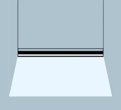 Suspension, Kontur 6438, blanc et noir, LED, 2700K, 3876lm, Ø16cm, H162cm - Vibia