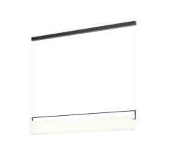 Suspension, Kontur 6476, blanc et noir, LED, 2700K, 2907lm, Ø16cm, L122cm - Vibia