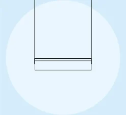 Suspension, Kontur 6476, blanc et noir, LED, 2700K, 2907lm, Ø16cm, L122cm - Vibia