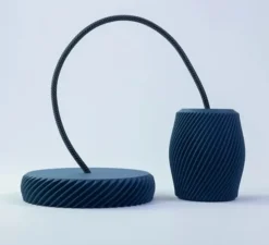 Suspension, Korto, bleu, Ø8,1cm, H9,5cm - Alucyne