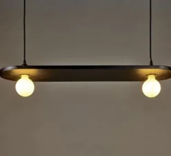 Suspension, KVG 16 02 , bois noir, L90cm, H25cm - Serax