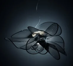 Suspension, La belle étoile L, noir, LED, 3000K, 4300lm Ø90cm, H55cm - SLAMP