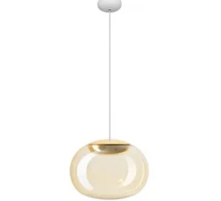 Suspension, La Mariée, or, LED, dim, 3000K, 1008 lm, Ø28cm, H21,3cm - Stilnovo