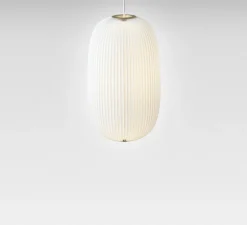 Suspension, Lamella 2, blanc, or, LED, Ø30cm, H52cm - Le Klint