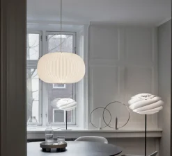 Suspension, Lamella 1, blanc, or, LED, Ø46cm, H33cm - Le Klint