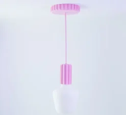 Suspension, Lana, rose, Ø5,4cm, H9,5cm - Alucyne