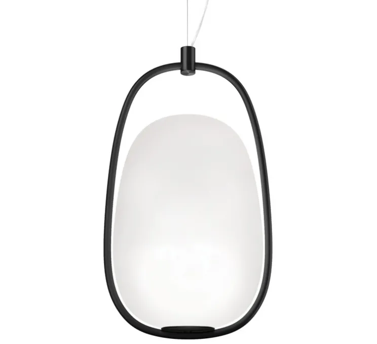 Suspension, LANNA, noir, Ø22cm, H40cm - KDLN