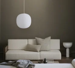 Suspension, Lantern Medium, blanc, Ø30cm, H30cm - New Works