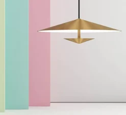 Suspension, Laos Medium, or, LED, 3000K, 880lm, Ø40cm, H12cm - Kaishi