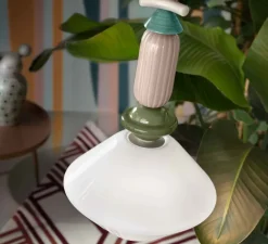 Suspension, Lariat 87, blanc, Ø31cm, H87cm - Ferroluce