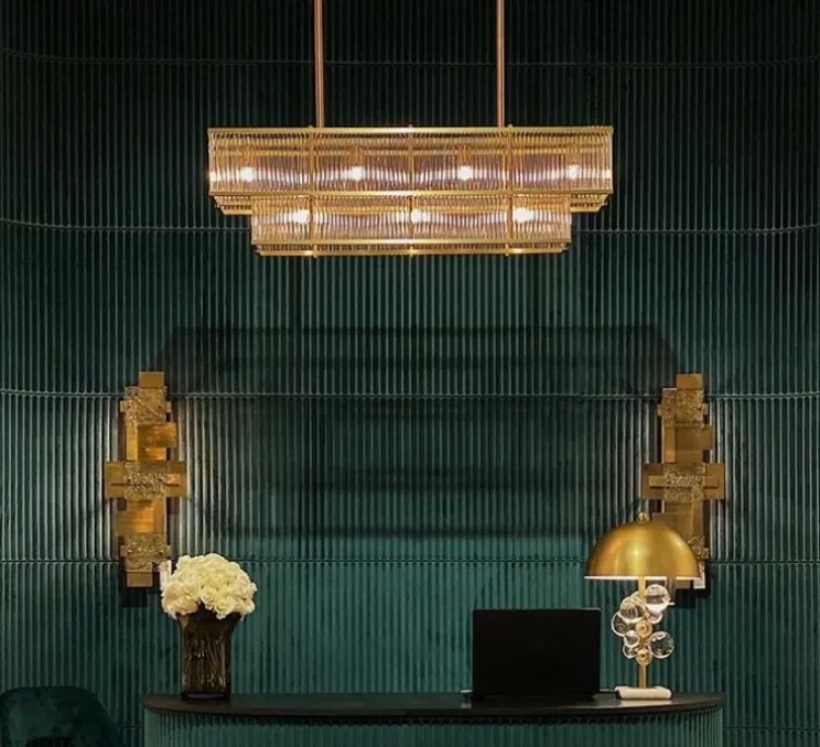 Suspension, Le Marais, laiton, L120cm, H34cm - Eichholtz