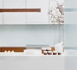 Suspension, LED40, noyer, 2700K, L70cm - TUNTO